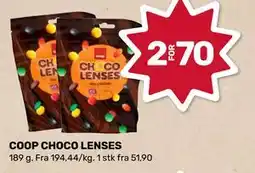 Matkroken COOP CHOCO LENSES tilbud