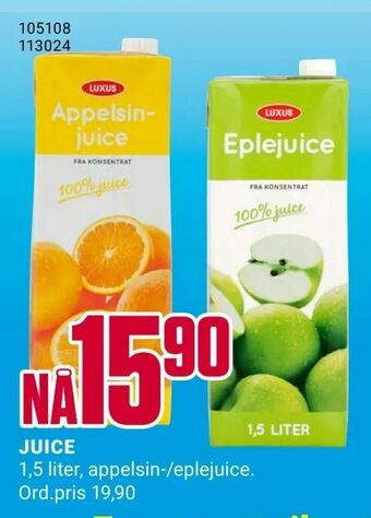 Europris Juice tilbud