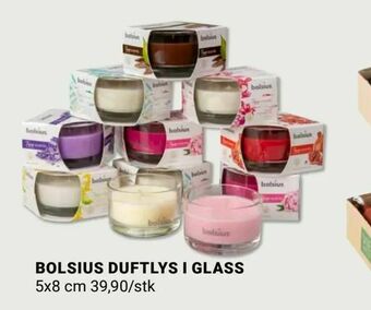 Europris Bolsius duftlys i glass tilbud