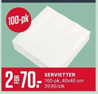 Europris Servietter tilbud
