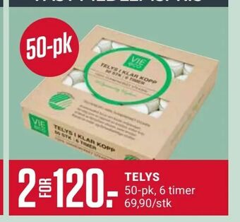 Europris Telys tilbud