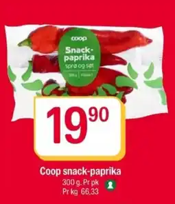 Coop Extra Coop snack-paprika tilbud