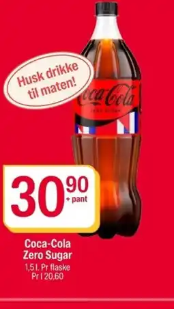 Coop Extra Coca-Cola Zero Sugar tilbud