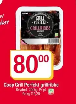 Coop Extra Coop Grill Perfekt grillribbe Krydret tilbud