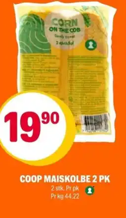 Coop Extra Coop maiskolbe 2 pk tilbud