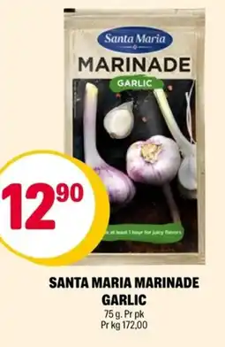 Coop Extra Santa Maria marinade garlic tilbud