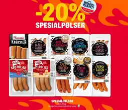 Coop Extra Spesialpølser tilbud