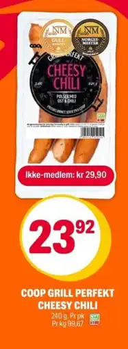 Coop Extra Coop grill perfekt cheesy chili tilbud