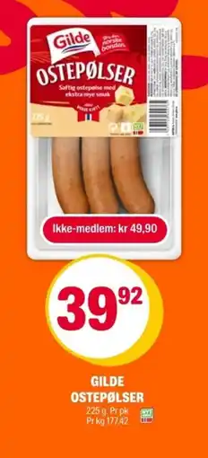 Coop Extra Gilde ostepølser tilbud