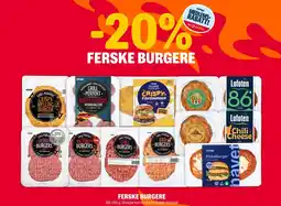 Coop Extra Ferske burgere tilbud