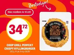 Coop Extra Coop grill perfekt crispy kyllingburger tilbud