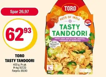Coop Extra Toro tasty tandoori tilbud