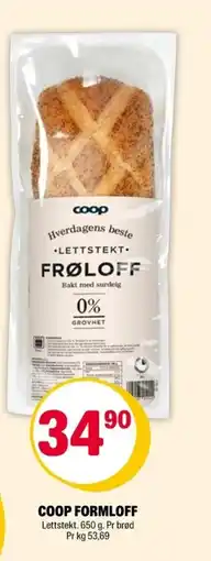 Coop Extra Coop formloff tilbud