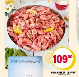 Coop Extra Polar reker i løs vekt tilbud