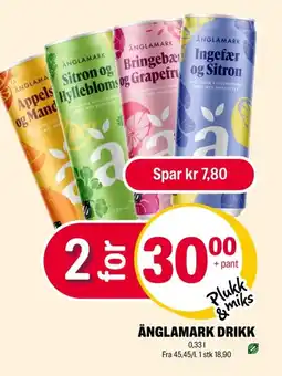 Coop Extra Änglamark drikk tilbud