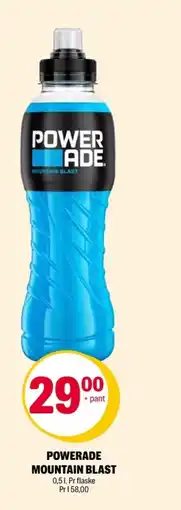 Coop Extra Powerade Mountain blast tilbud