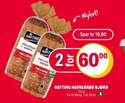 Coop Extra Hatting havrebrød bjørn tilbud