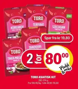 Coop Extra Toro asiatisk kit tilbud