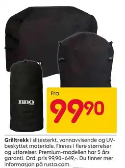 Rusta Grilltrekk tilbud