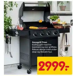 Rusta Gassgrill Titan tilbud