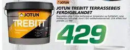 Coop Byggmix JOTUN TREBITT TERRASSEBEIS FERDIGBLANDET tilbud
