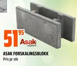 Obs Bygg ASAK FORSKALINGSBLOKK tilbud