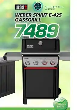 Coop Byggmix WEBER SPIRIT E-425 GASSGRILL tilbud