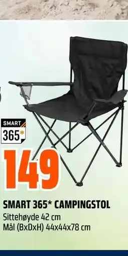 Obs Bygg SMART 365* CAMPINGSTOL tilbud