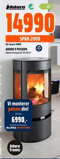 Obs Bygg ADURO 9 PEISOVN tilbud