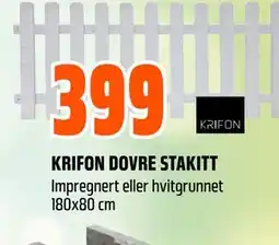 Obs Bygg KRIFON DOVRE STAKITT tilbud