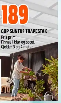 Obs Bygg GOP SUNTUF TRAPESTAK tilbud
