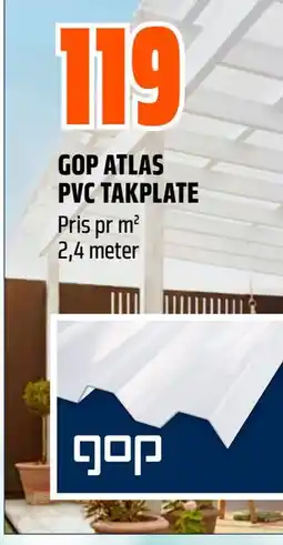 Obs Bygg GOP ATLAS PVC TAKPLATE tilbud