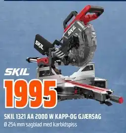 Obs Bygg SKIL 1321 AA 2000 W KAPP-OG GJÆRSAG tilbud