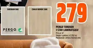Obs Bygg PERGO TOREKOV 1-STAV LAMINATGULV tilbud