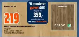 Obs Bygg PERGO TRONDHEIM 1-STAV LAMINATGULV tilbud
