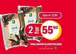 Coop Extra Änglamark blomsterjord tilbud
