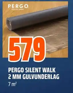 Obs Bygg PERGO SILENT WALK 2 MM GULVUNDERLAG tilbud