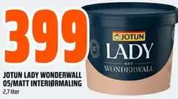 Obs Bygg JOTUN LADY WONDERWALL 05/MATT INTERIØRMALING tilbud