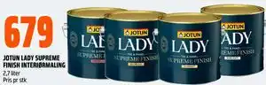 Obs Bygg JOTUN LADY SUPREME FINISH INTERIØRMALING tilbud