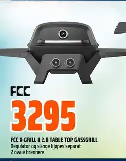 Obs Bygg FCC X-GRILL II 2.0 TABLE TOP GASSGRILL tilbud