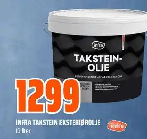 Obs Bygg INFRA TAKSTEIN EKSTERIØROLJE tilbud