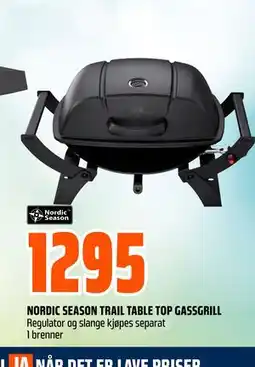 Obs Bygg NORDIC SEASON TRAIL TABLE TOP GASSGRILL tilbud