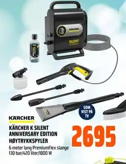 Obs Bygg KÄRCHER K SILENT ANNIVERSARY EDITION HØYTRYKKSPYLER tilbud