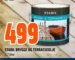 Obs Bygg STABIL BRYGGE OG TERRASSEOLJE tilbud