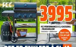 Obs Bygg FCC PERFORMANCE II 3,1 GASSGRILL - FOLKEGRILLEN! tilbud