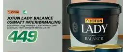 Coop Byggmix JOTUN LADY BALANCE 05/MATT INTERIØRMALING tilbud