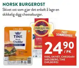 Jacobs NORSK BURGEROST tilbud
