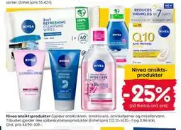 Rusta Nivea ansiktsprodukter tilbud