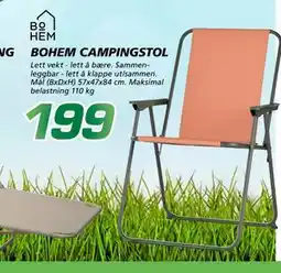 Coop Byggmix BOHEM CAMPINGSTOL tilbud