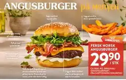 Jacobs FERSK NORSK ANGUSBURGER tilbud